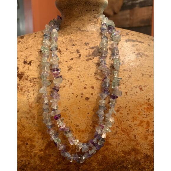 Set of 4 Gemstone Chip Necklaces - Picture 7 of 7